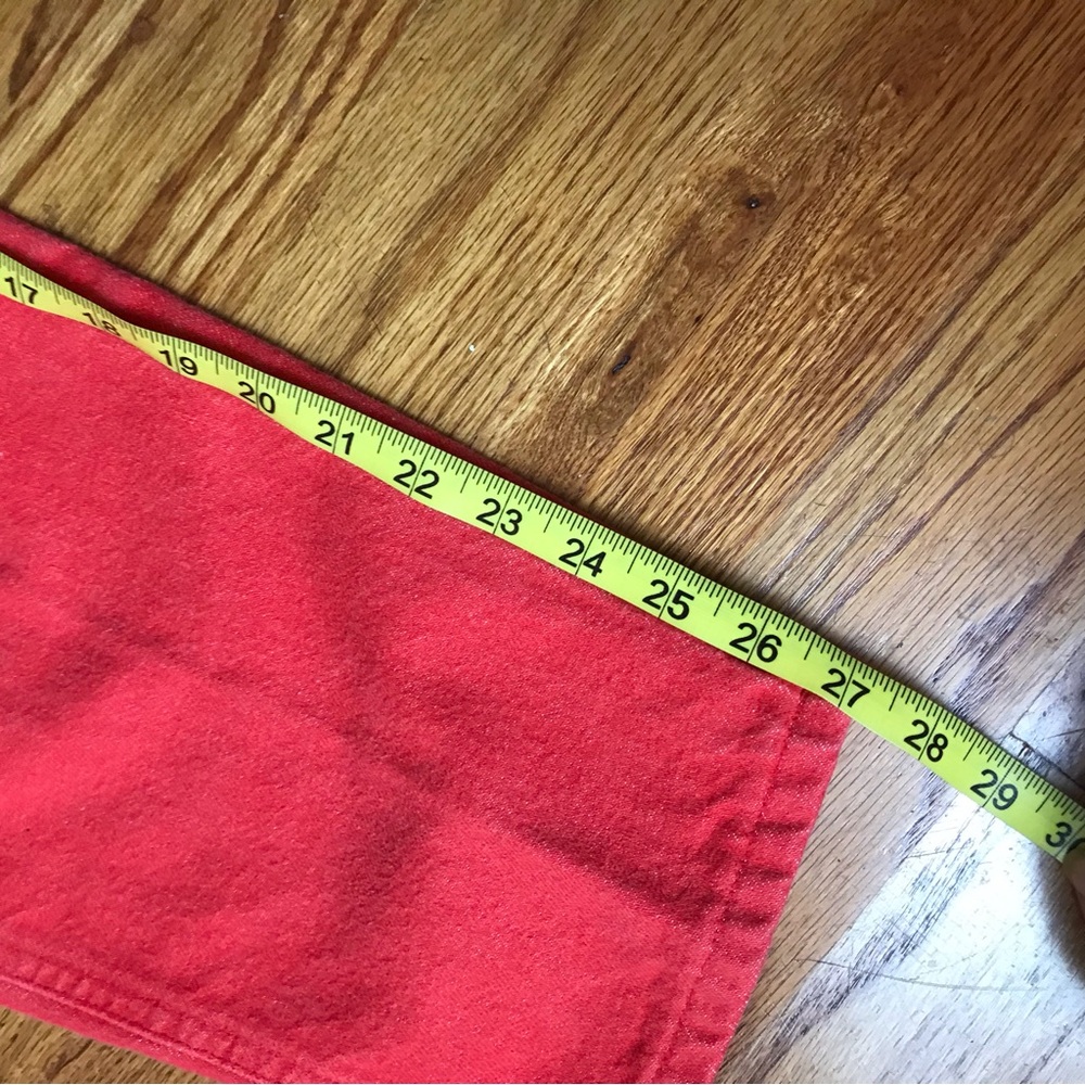 Land’s End Red Mom Jeans - Picture 5 of 8